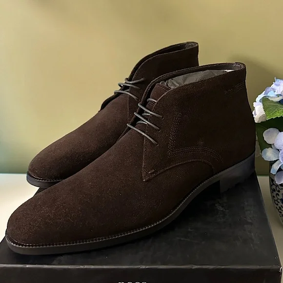 Hugo Boss | Shoes | Hugo Boss Mens Lace Up Chukka Boots Size  display picture 1
